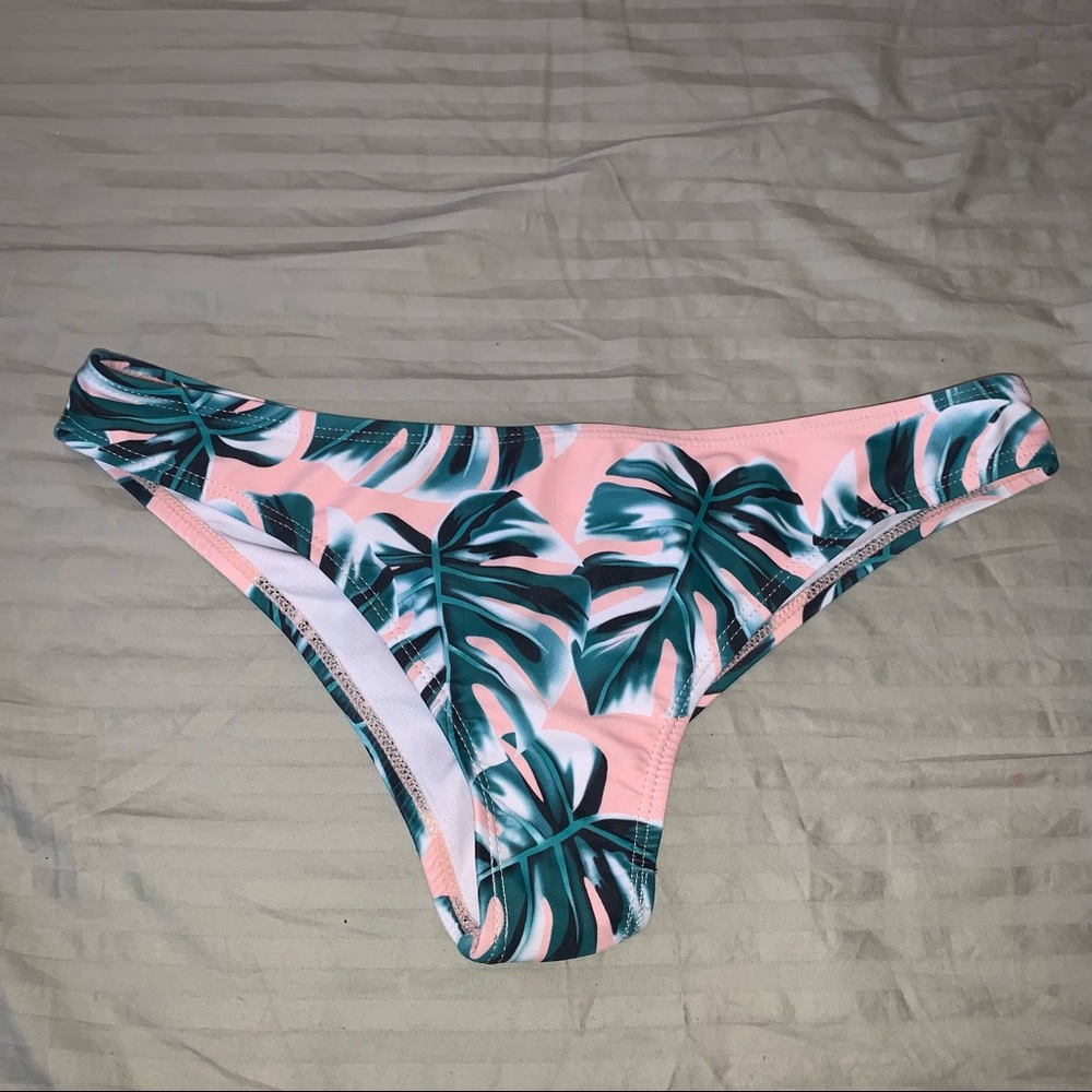 SHEIN Pink Floral Bikini Bottoms